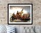 George Washington crossing the Delaware river 14x18 framed art
